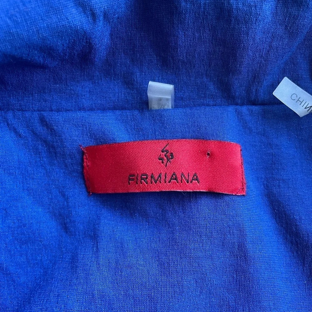 Firmiana Cobalt Blue Laser-Cut Jacket | Zip Front Belted Boho Layer - Picture 4 of 9